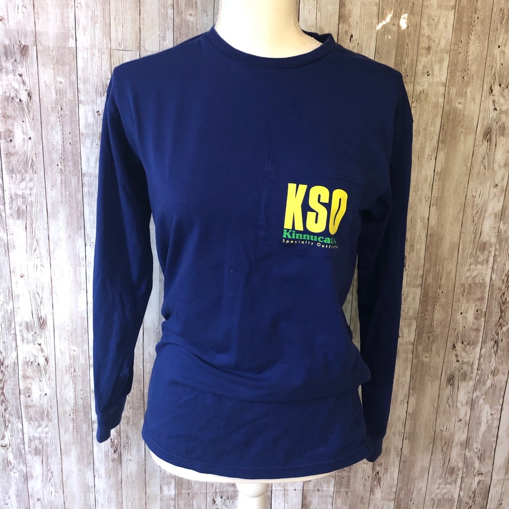 Kinnucans Blue Women’s Long Sleeve Small Shirt
